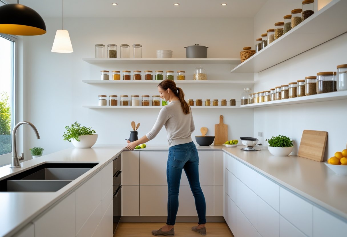 Saadan organiserer du dit koekken med stilfulde opbevaringsloesninger